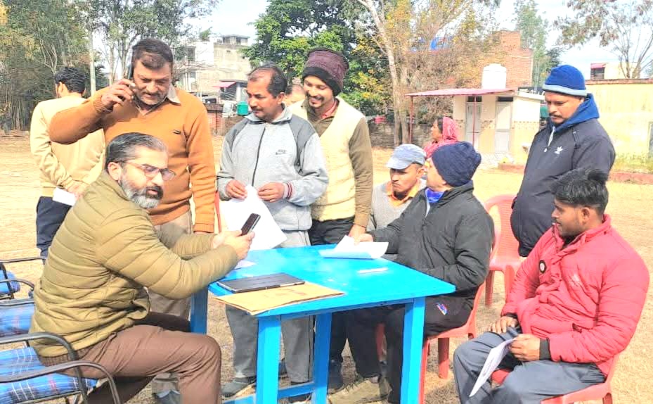 Food Safety Team of Health Department organized camp for license and registration